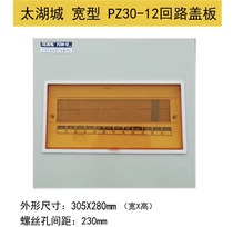 Taihu City luxury PZ30-12 circuit distribution box iron panel and plastic cover household lighting box panel