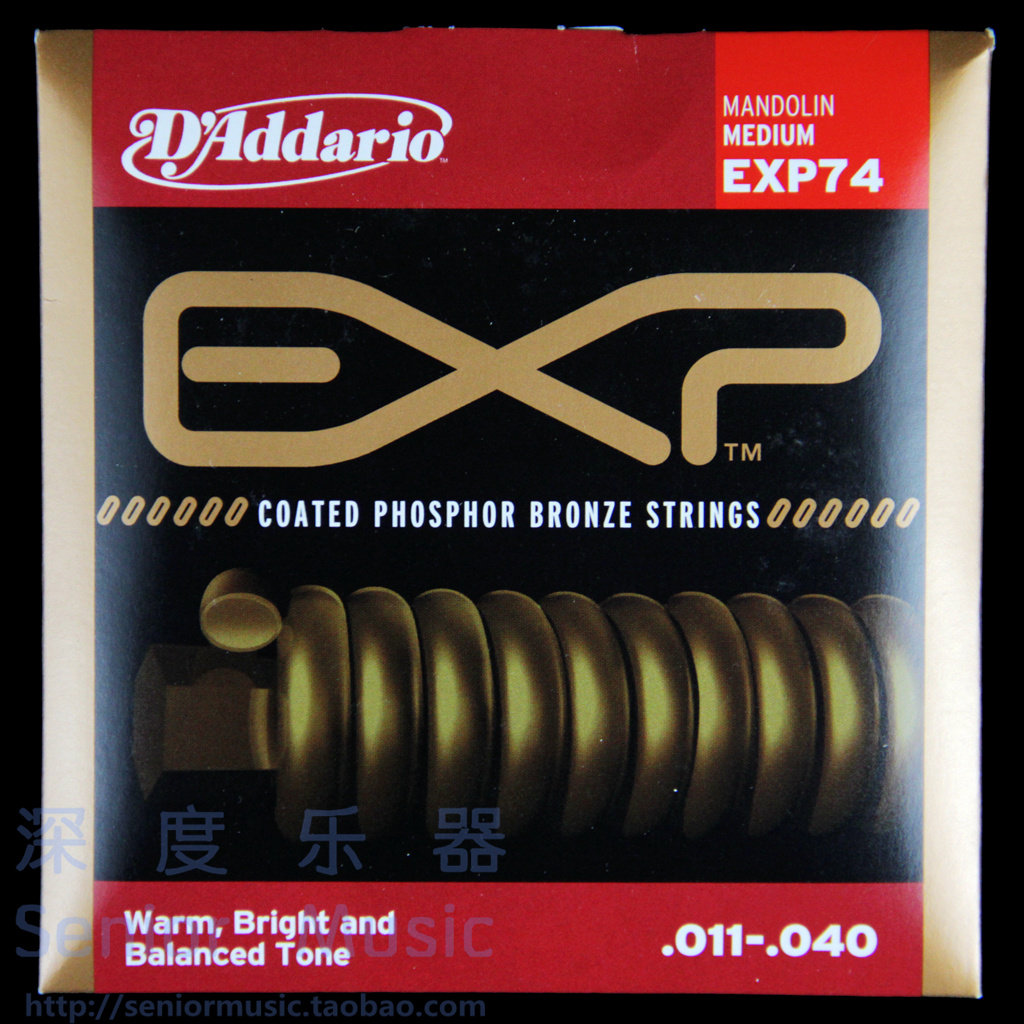 Depth instrument Dadario EXP74 Phosphorus Copper Coated Mandolin Strings 11-40