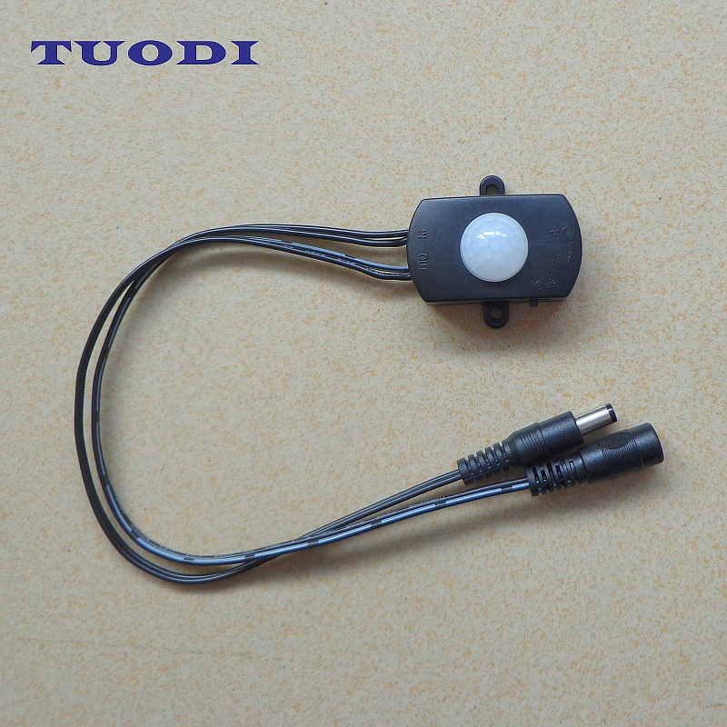 Tuodi's new wide voltage human sensor switch time light control adjustable bed bottom lamp infrared sensor 12V