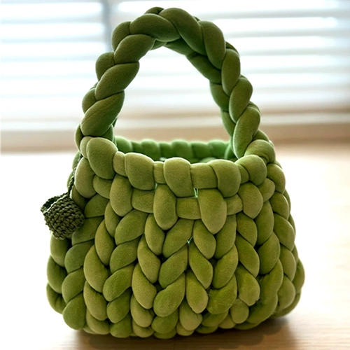 Плетеная сумка, подушка, клубок пряжи, «сделай сам», 2см