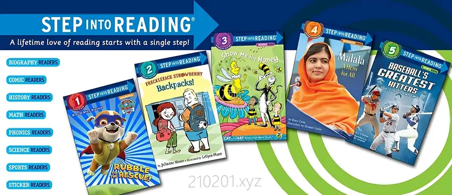 兰登少儿英语分级阅读系列（Step into Reading Series）.webp