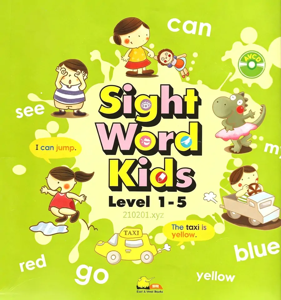 Sight Word Kids 1-5 级英语常见词汇 PDF 教材+视频+MP3 音频+作业纸等全套资源下载