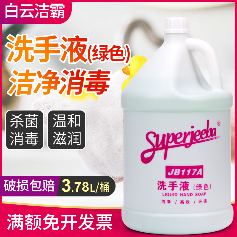 Baiyun Jieba JB117 hand sanitizer vat hotel pearlescent foam hand sanitizer replacement flower-scented green