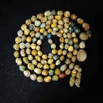 Eyes Stone Buddha Beads Handstring Necklace Manau Natural Woolen Clothing Chain Outer Mongolia Eye Stone Gobi Gecko Ornamental Stone Raw Stone