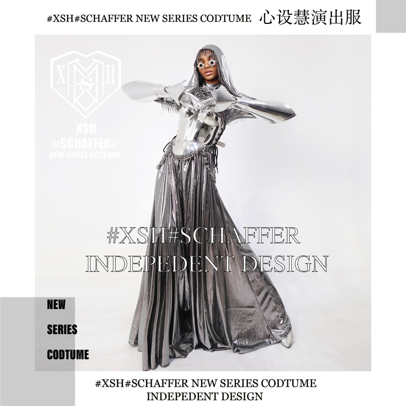 Nightclub Bar Gogo Women's Heavy Metal Wasteland Style Cyberpunk Ds Singer Alternative Personalized Performance Clothing