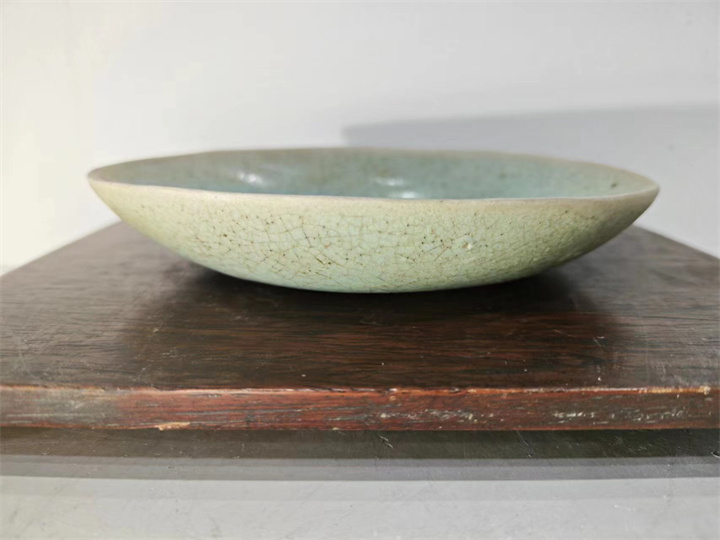 秘藏悔しく宋汝窯水仙鉢中國瓷器極細工稀少珍品古美術古美味