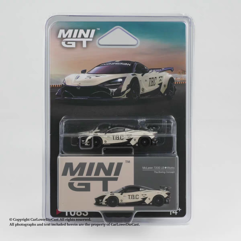 Minigt Mclaren 720S lb Co-Branded t B C Mclaren 1:64 Alloy Car Model 1083