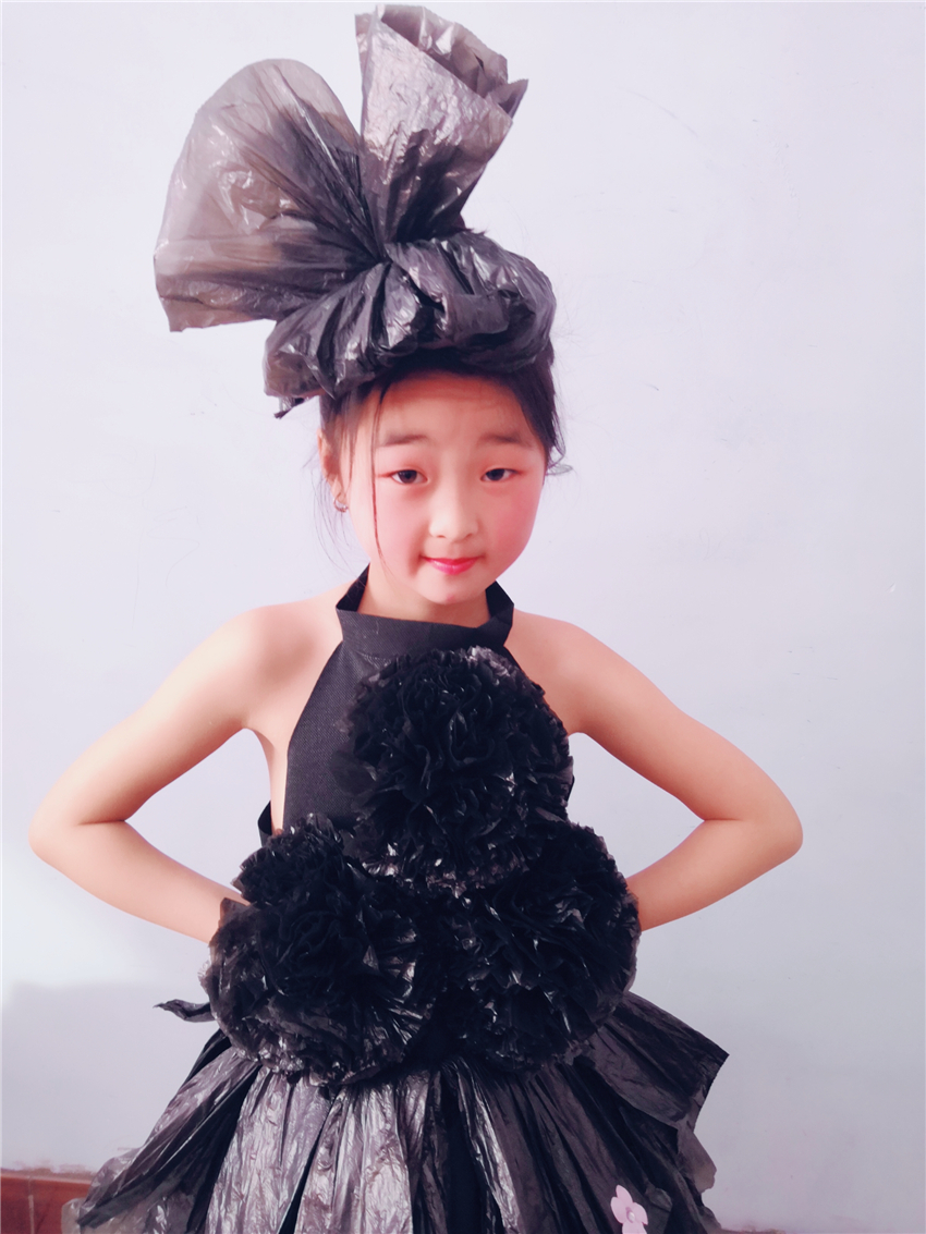 Trẻ em mới DIY trang phục cha mẹ-con công chúa váy cưới handmade quần áo môi trường thời trang trình diễn trang phục sân khấu bộ hiphop bé trai