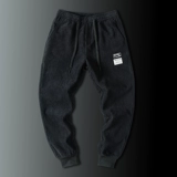 Демисезонные осенние утепленные удерживающие тепло бархатные спортивные зимние штаны