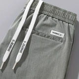 Мужские демисезонные осенние штаны, трендовые джинсы, в корейском стиле, свободный прямой крой