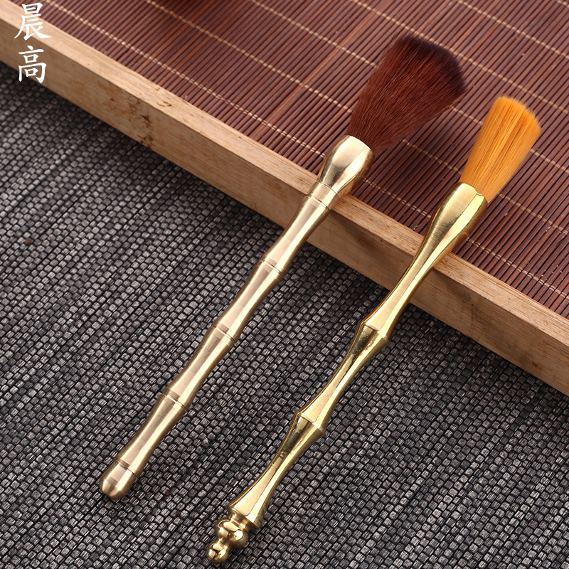 Morning high sweep YangHuBi tea tea brush pen pen brush brush brush hua limu ebony ground water quality tea tool