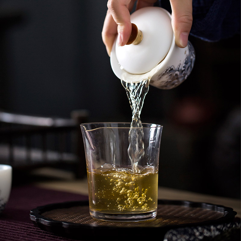 Morning high suet jade ceramic tureen white porcelain only three tureen to use household teapot size kung fu tea set