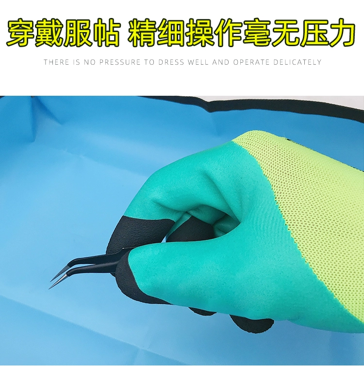 Găng tay bảo hộ làm vườn hoa chống trượt, chống mài mòn, mã chung của phụ nữ, trồng trọt, làm cỏ