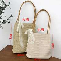 Темный бежевый большой+кружево