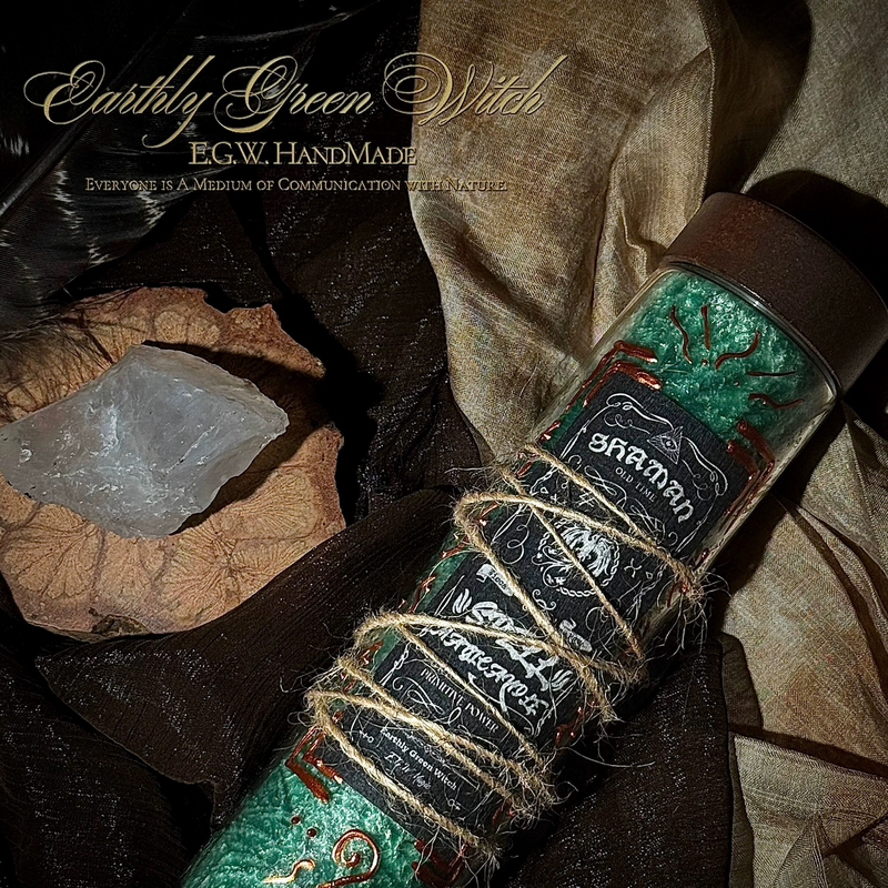 Breath of Nature # Hand-Painted Gold-Embossed Carving, Original Mountain-Themed Handmade Candle, Portable Seven-Day Candle