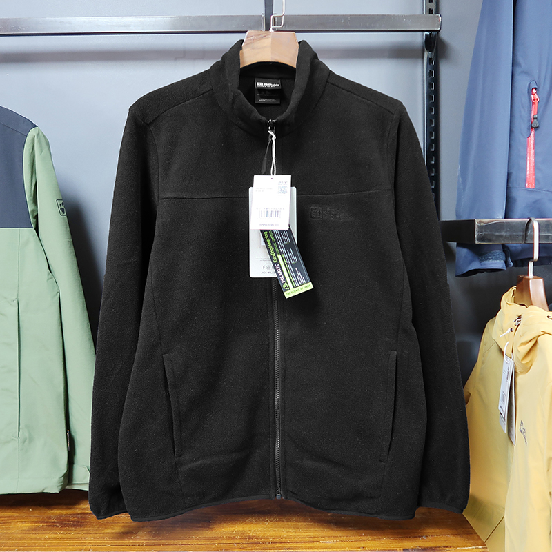 2022 Autumn Winter New Wolf Claw Outdoor Male Windproof warm and breathable upright collar cardiovert grabbing suede 5029051-Taobao