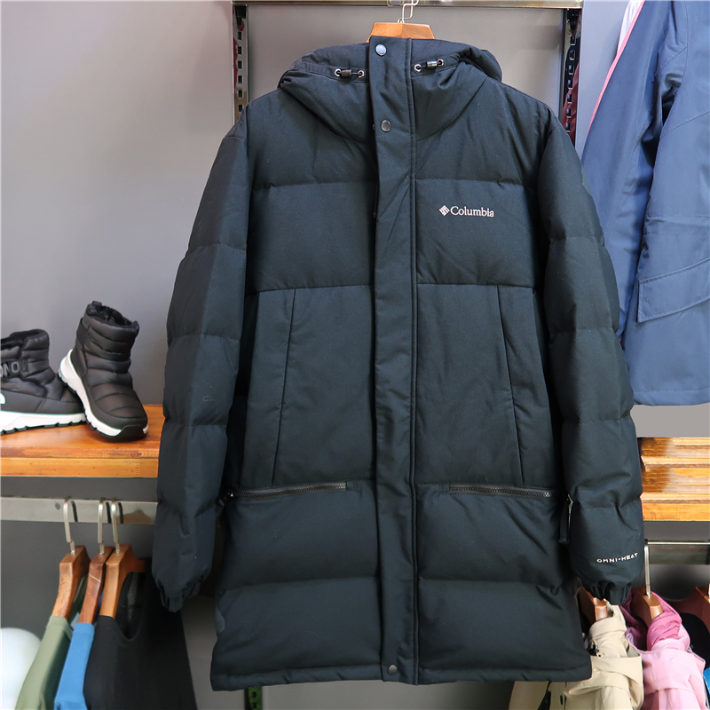 2023 Autumn and Winter New Colombian Genuine Outdoor Thermal Warm Mid-Length down Jacket for Men and Women We0994