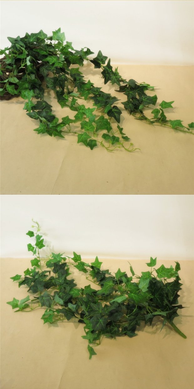 Ivy mô thực vật tường thực vật tường treo cây nho lá xanh cây xanh kẹo que thanh hoa - Hoa nhân tạo / Cây / Trái cây bình hoa giả trang trí phòng khách