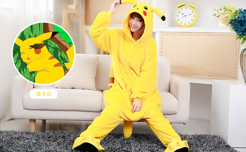 Bộ đồ ngủ khủng long động vật One Piece Đàn ông đặt phim hoạt hình Thanh niên Hàn Quốc dễ thương bộ áo liền quần dài tay cao cấp cho bé sơ sinh