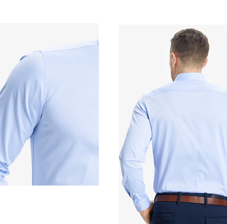 Mùa thứ năm áo sơ mi trắng nam tay dài thon gọn cotton miễn phí kinh doanh mặc áo sơ mi màu công sở áo sơ mi nam tay dài