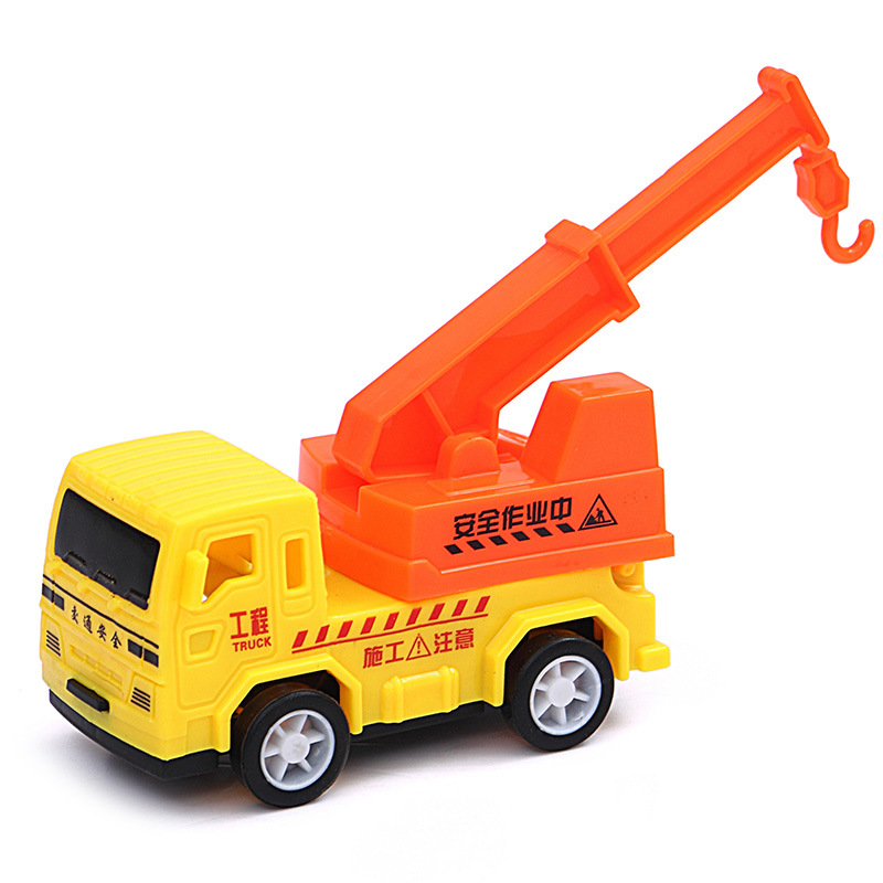 Quán tính trẻ em trở lại máy xúc đào kỹ thuật chữa cháy xe quân đội hạnh phúc đội kỹ thuật nhỏ đặt đồ chơi - Đồ chơi điều khiển từ xa đồ chơi gỗ cho bé