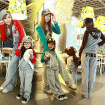 Special seconds kill girls spring sports suit children girls mother and woman baby Chinese style home decoration parent-child outfit