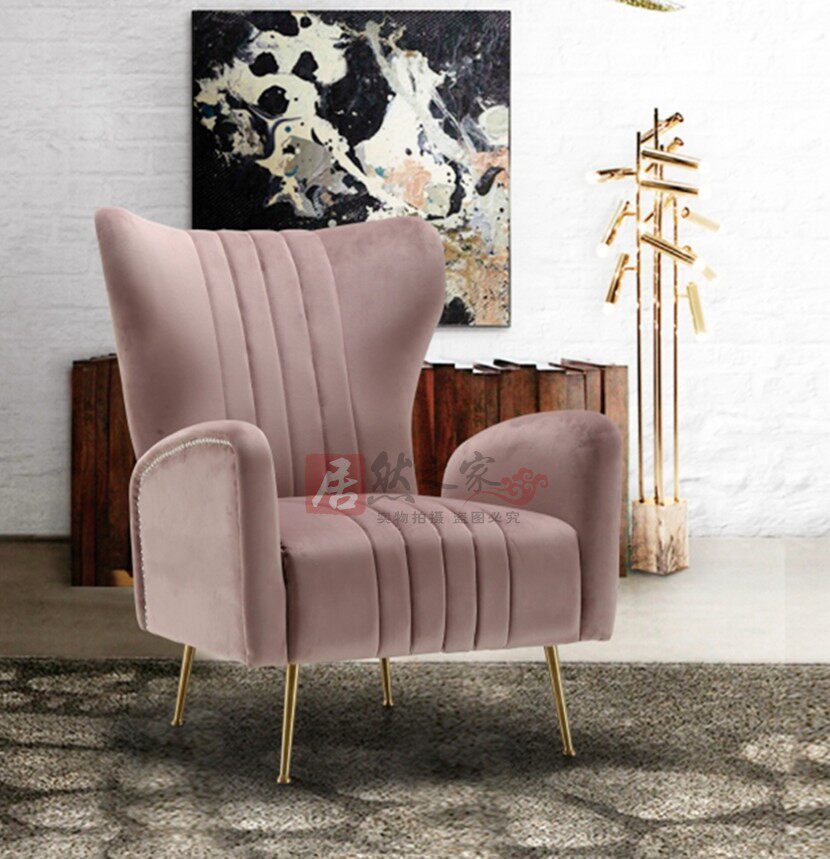 American Light Luxury Single - Person Sofa Casual Chair Designer receives the sofa