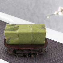 Qingtian Stone Practice Chapter material 4X4X5CM seal engraving lettering stone calligraphy Tibetan book Calligraphy and stone idle chapter beginners