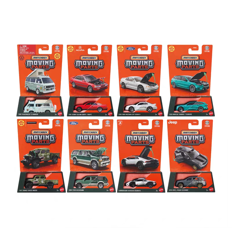 Matchbox Alloy Car Model with Movable Doors, Mini Cooper Nissan Fwd28