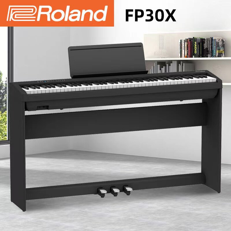 Roland Roland FP-30X Electric Piano 88 Key Hammer Beginner FP-30 Upgrade Intelligent Digital Electronic Piano