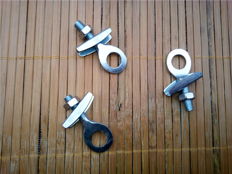 Dead fly bicycle zipper chain Folding car chain Adjustment screw Bicycle lady car chain chain tensioner