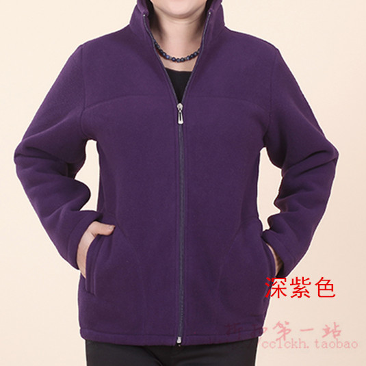 Áo len lông cừu trung niên và cũ Áo len nữ trung niên XL áo khoác lỏng cho mẹ mùa thu và mùa đông áo cho mẹ