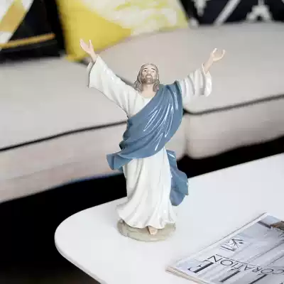 Outer single birthday gift Lladro elegant bone porcelain Jesus Catholic icon home living room decoration ornaments