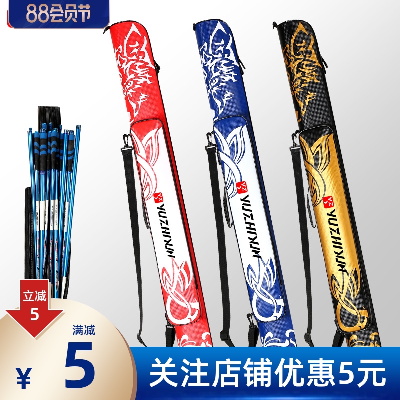 Fishing bag double - layer large capacity portable waterproof gear pack light 1 25 m multi - functional hand pole bag