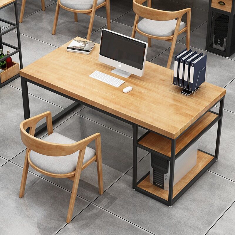 Solid wood desktop computer desk Nordic simple desk Long workbench Home bedroom desk Calligraphy desk