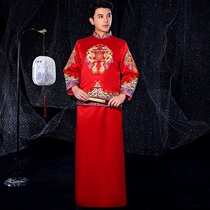 Xiuhe clothing men 2021 new groom Chinese style dress Chinese wedding men costume show kimono kimono Tang suit men