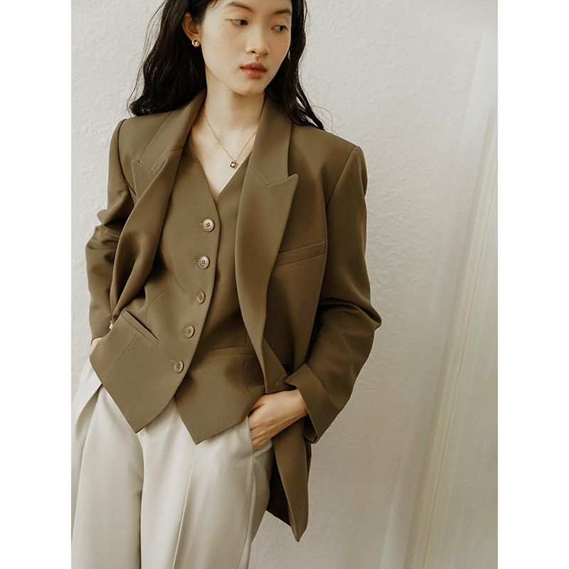 Okoli◆Oversize relaxed design suit for small suit suit suit suit female spring suit
