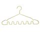 Sling storage wavy pattern clothes hanger Xiaohongshu ອິນ​ເຕີ​ເນັດ​ສະ​ເຫຼີມ​ສະ​ຫຼອງ blogger ແນະ​ນໍາ​ໃຫ້​ມີ​ການ​ສະ​ຫນັບ​ສະ​ຫນູນ​ເຄື່ອງ​ນຸ່ງ​ຫົ່ມ​ທີ່​ມີ​ຫຼາຍ​ປະ​ສິດ​ທິ​ພາບ​ສູງ​ໂລ​ຫະ