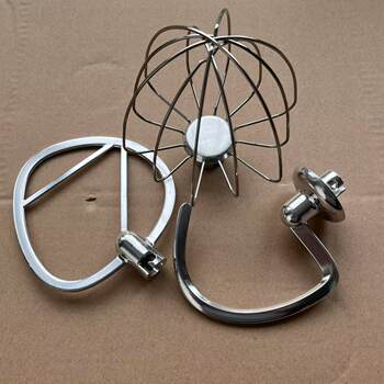 Sanlida Chef Machine and Dough Mixer Original Accessories: Dough Hook, Mixing Paddle, Egg Beater