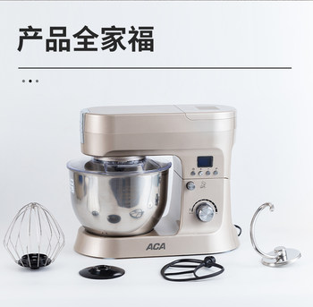 North American Chef Machine Asm-E120A Original Accessories 304 Stainless Steel Dough Hook, Mixing Paddle, Egg Beater