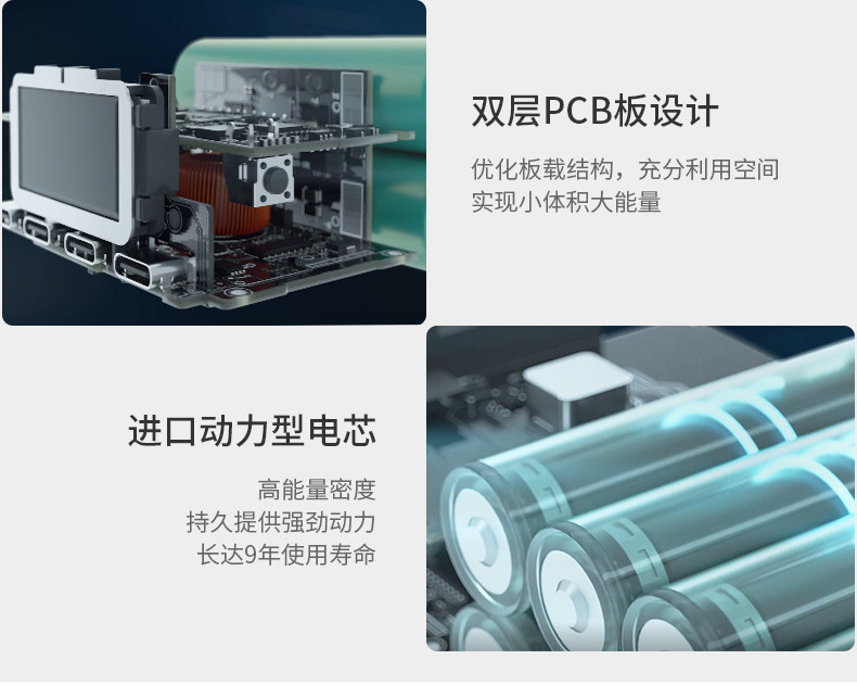 Image highlighting the ergonomic design and side button