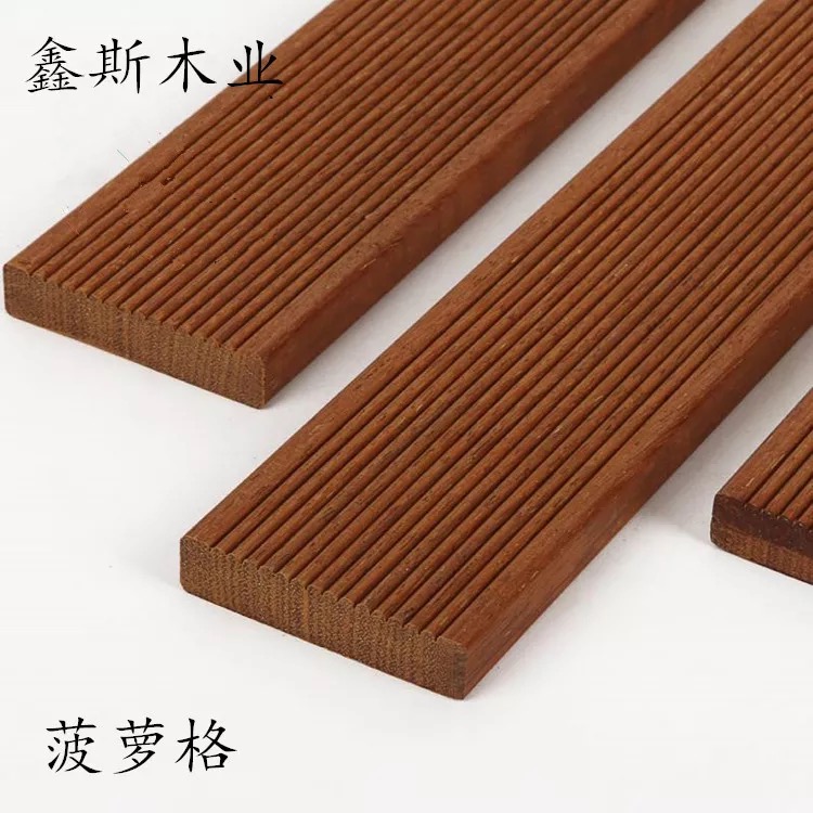 Indonesia pineapple wood solid wood flooring log wood square wood bar outdoor anti-corrosion diy floor stair tread board