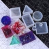 Tự làm pha lê Epoxy gương AB nước nhựa khuôn mẫu kỹ thuật số nước phụ kiện câu đố kim cương lớn - Tự làm khuôn nướng khuôn làm kem silicon Tự làm khuôn nướng