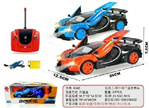 Remote Control Car Electric Racing Surge Speed Car God Cool Lights Multifunction Remote Control Key Door Racing Bike