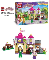 Enlightenment Building Block Liya Princess Series 2603 Incense of Aroma Tribute to Puzzle Assembling Small Grain Girl Building Blocks