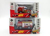 Innovative Mini remote control car micro-charging remote control car fire truck Audible And Light Children Toy Car Dolly