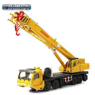 Cadiwei Alloy Engineering Model 1:55 Heavy Crane Vehicle Car Original Simulation