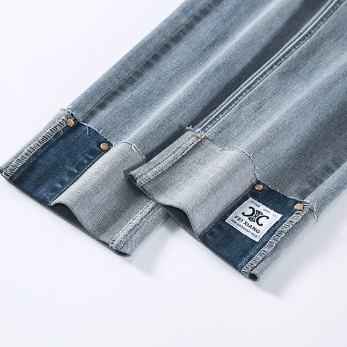 Весенние прямые свободные джинсы, штаны, приталенная летняя одежда, коллекция 2023, высокая талия, подходит для подростков