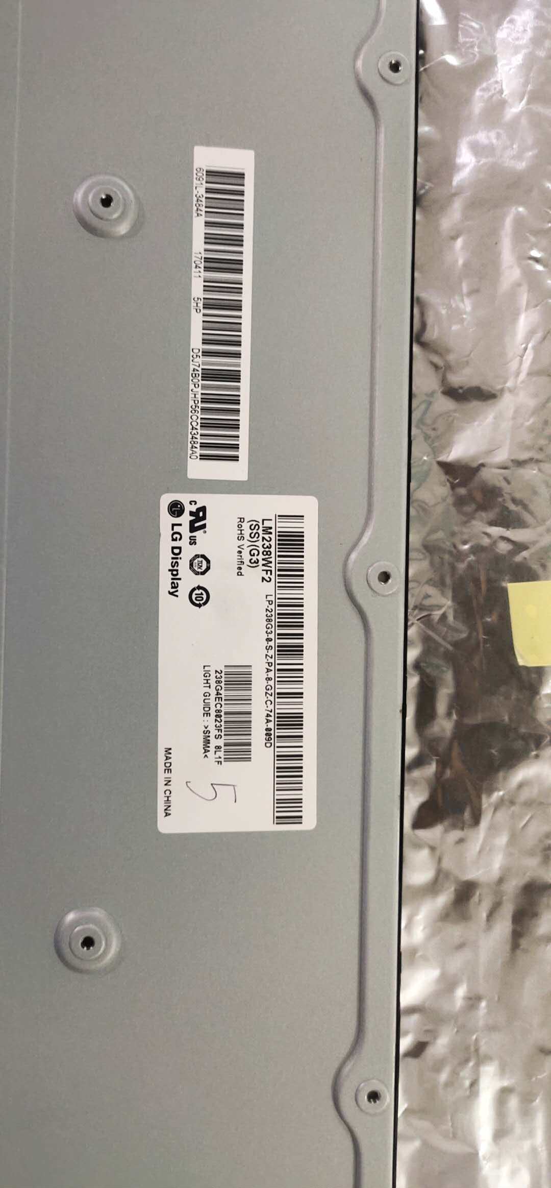 New LM238WF5-SSA1 B1 D1 LM238WF2-SSG2 G1 G3 K1 K2 A1 F1 C1 Screen