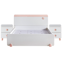 Quanyou Home Furnishing Modern Simple Twin-Size Bed S-shaped Bed Childrens Bunk Bed Girl 1 5 Meter Bunk Bed 121380